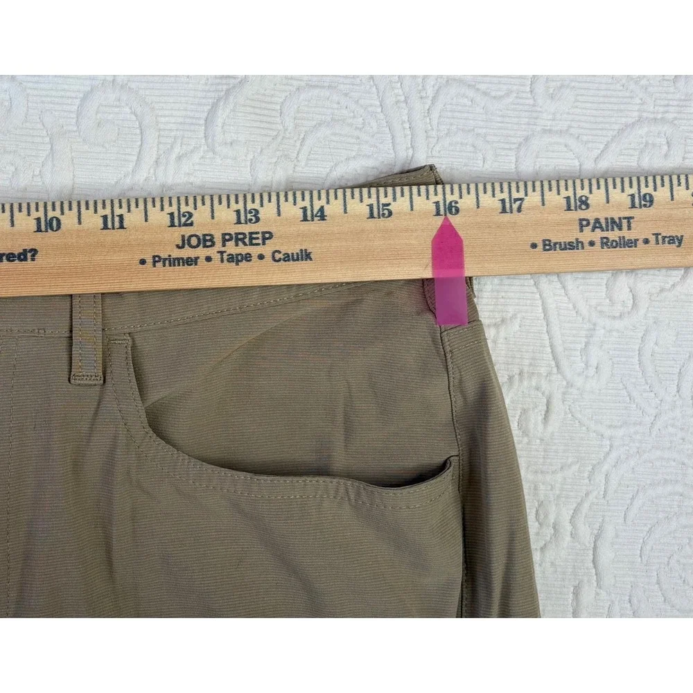 Pro Tour Men's Khaki‎ Flat Front Comfort Stretch Tech Golf or casual Pants 32x29